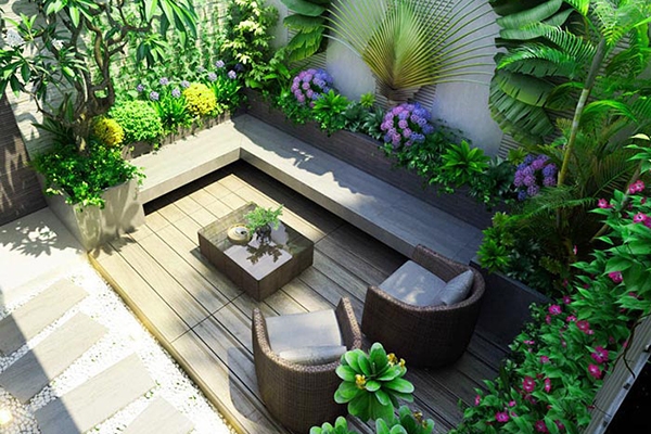 Nguyên tắc nghệ thuật của tiểu cảnh sân vườn đẹp