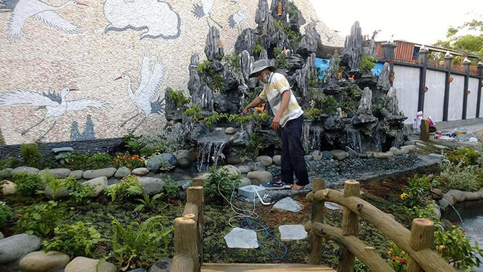 thiết kế thi công hòn non bộ bình dương