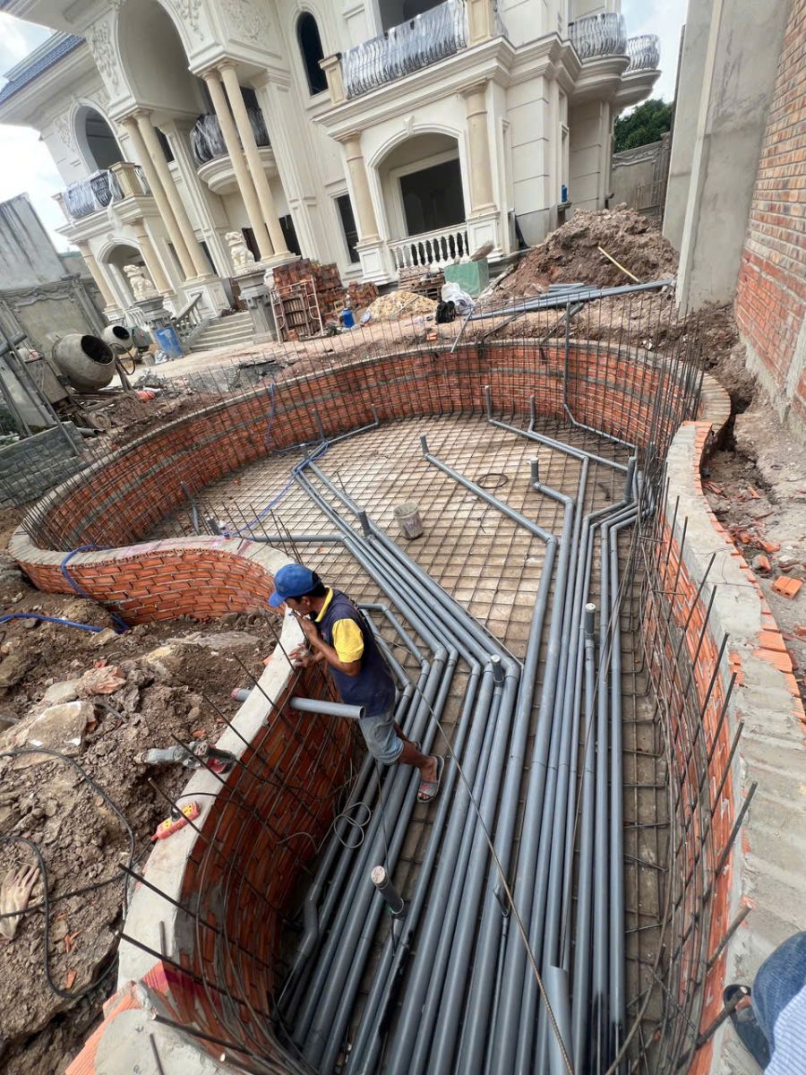 thi công hồ cá koi