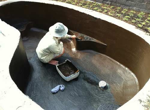 Hướng dẫn thiết kế hồ cá Koi và sử dụng chấm chống hồ cá Koi