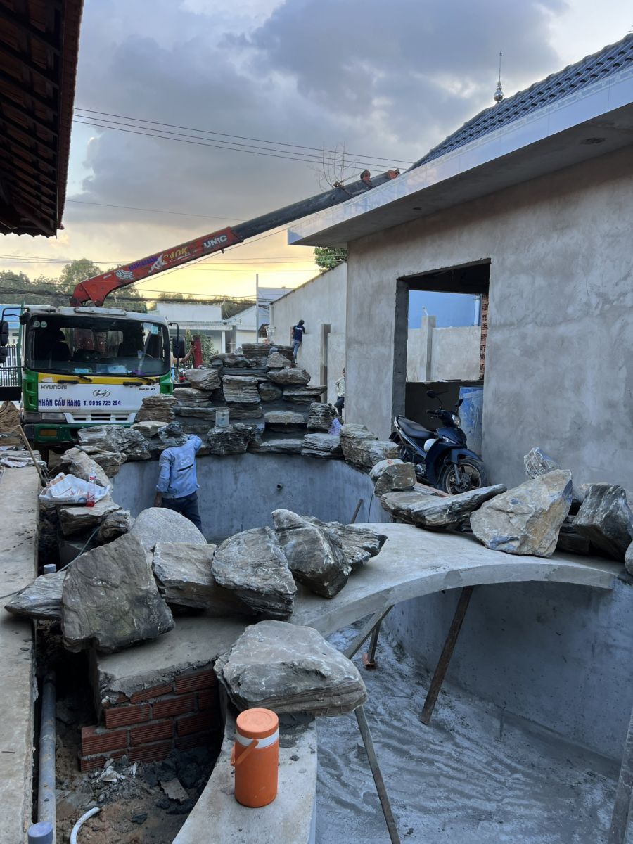 thiết kế sân vườn bình dương